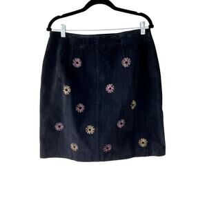 Vintage Y2K CLIO Suede Skirt Size 14 Whimsigoth Fairy Grunge Festival‎ Western